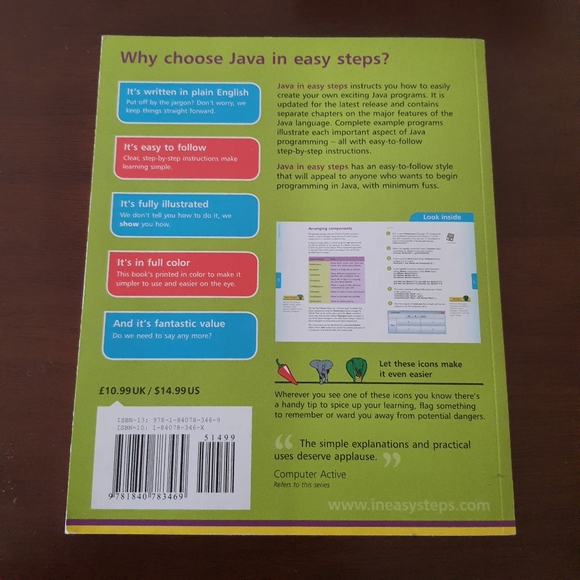 JAVA in Easy Steps - Paperback - Picture 3 of 3